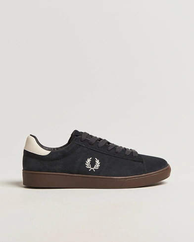 Fred Perry Spencer Suede Sneaker Anchor Grey – Grå