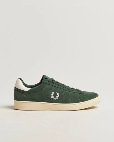 Fred Perry Spencer Suede Sneaker Court Green – Grön