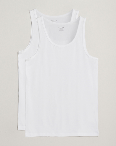 Falke 2-Pack Cotton Tank Top White – Vit