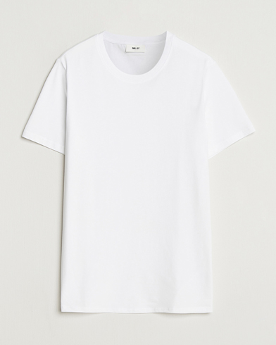 NN07 Percy Crew Neck T-Shirt White – Vit