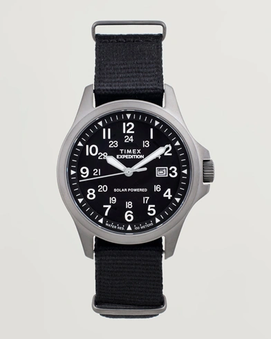Timex Expedition Field Post Solar rPET Strap 36mm Black Dial – Svart
