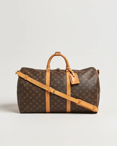 Louis Vuitton Pre-Owned Keepall Bandouliére 50 Monogram – Brun