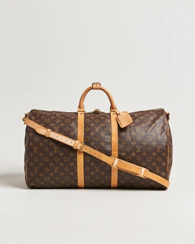 Louis Vuitton Pre-Owned Keepall Bandouliére 55 Monogram – Brun