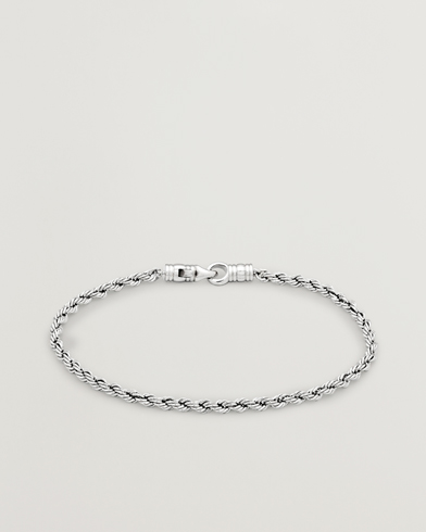 Tom Wood Rope Bracelet Silver – Silver