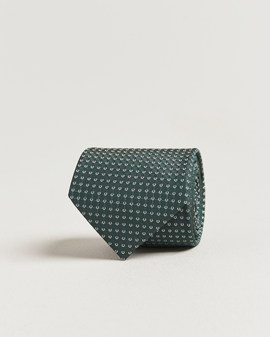 Brioni Microstructure Silk Tie Green – Grön