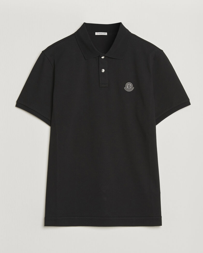 Moncler Luxury Logo Polo Black – Svart