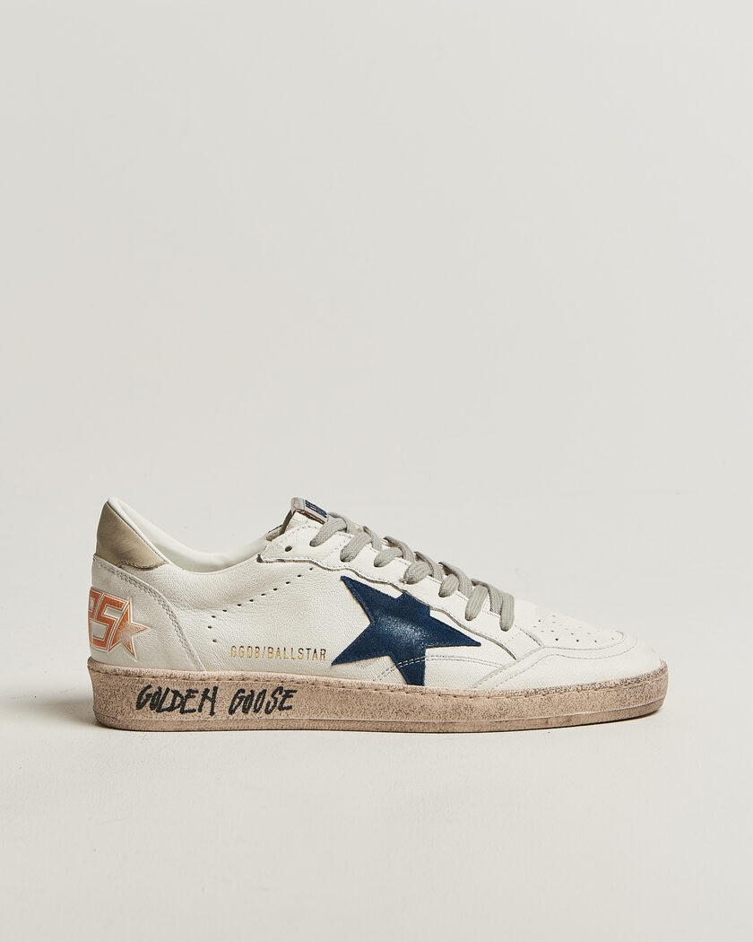 Golden Goose Ball Star Sneakers White/Ice – Vit