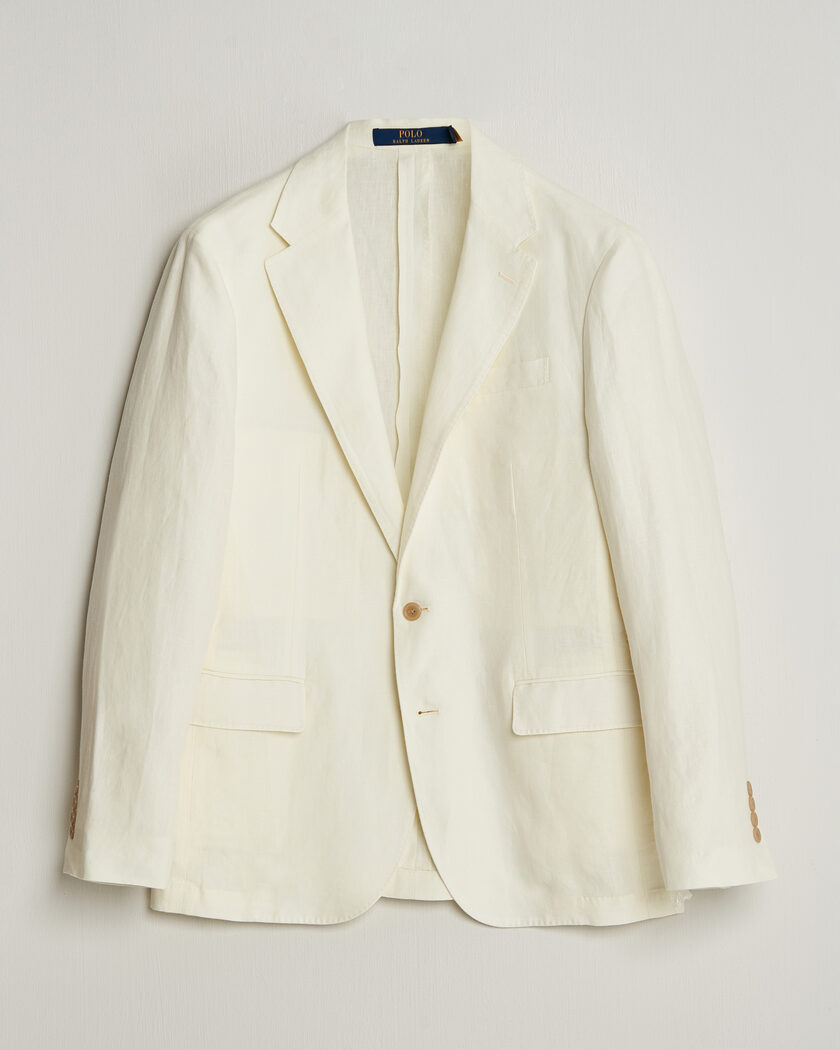 Polo Ralph Lauren Linen Sportcoat Cream – Vit