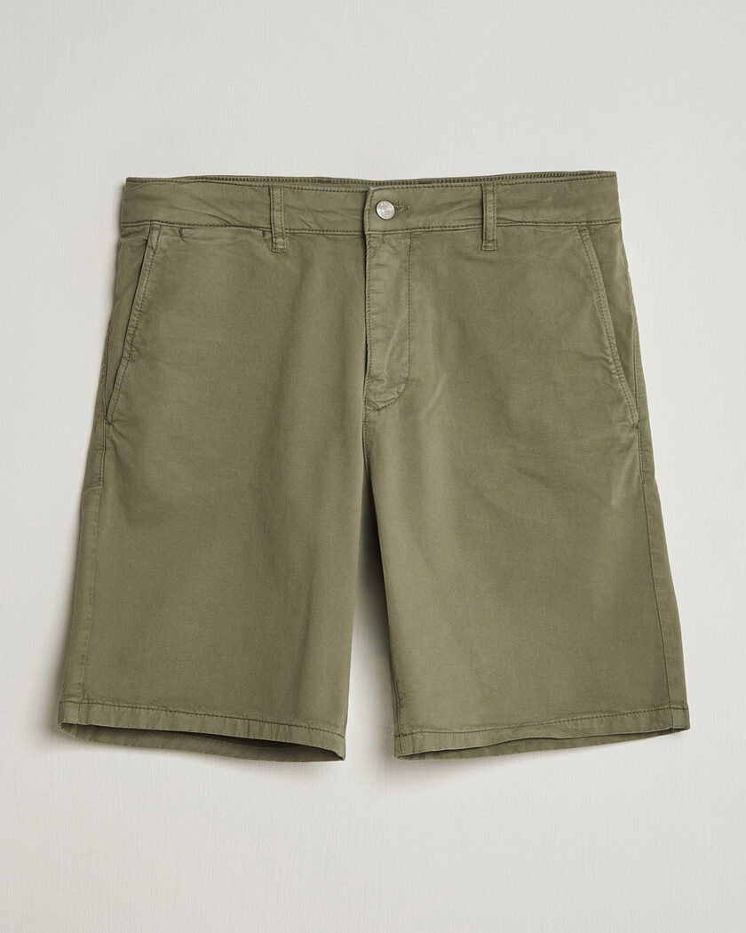 NN07 Aden Regular Fit Chino Shorts Capers Green – Grön