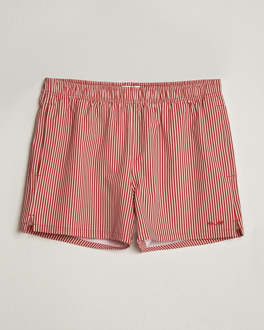 NN07 Holiday Swimshorts Red/White – Röd