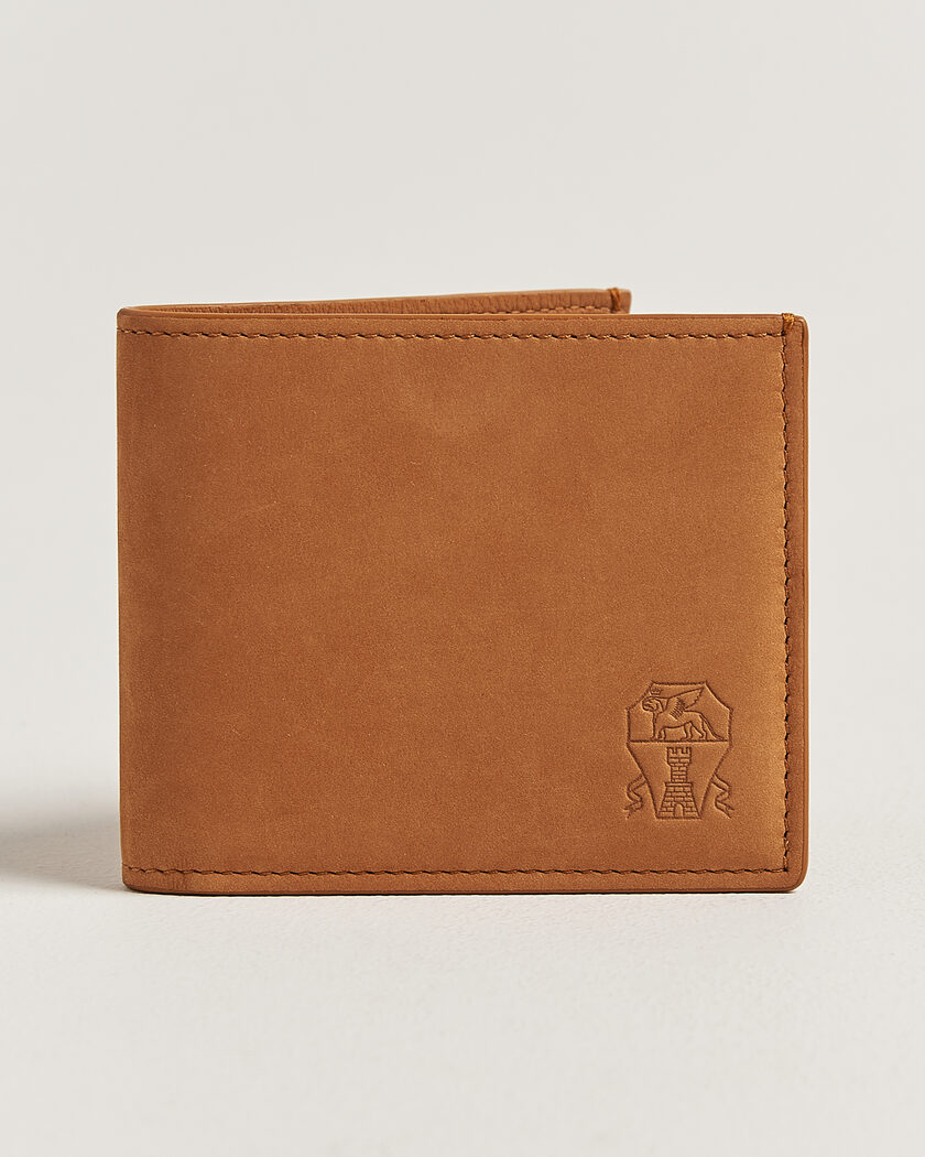 Brunello Cucinelli Nubuck Leather Wallet Cognac – Brun