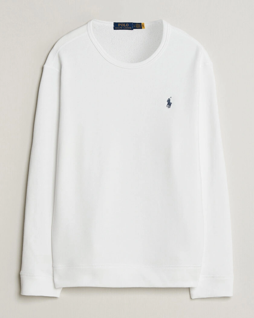 Polo Ralph Lauren Island Terry Sweatshirt White – Vit