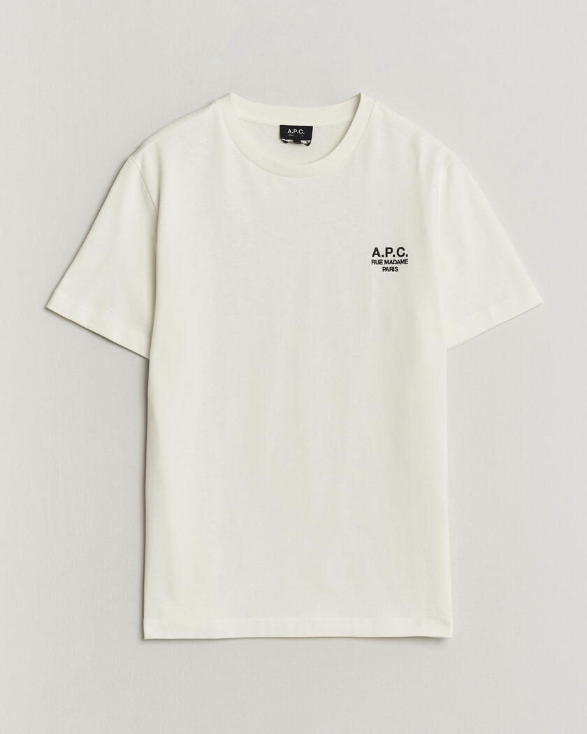 A.P.C. Rue Madame T-Shirt Off White – Vit