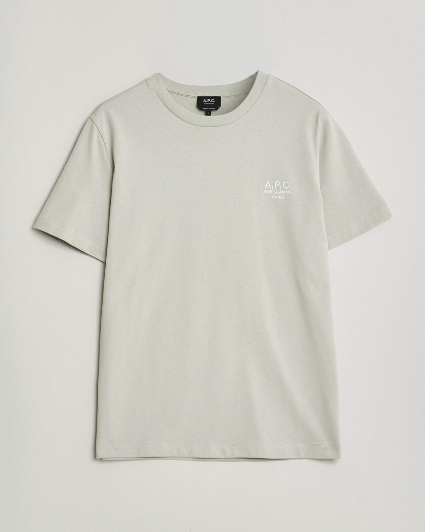 A.P.C. Rue Madame T-Shirt Light Green – Grön