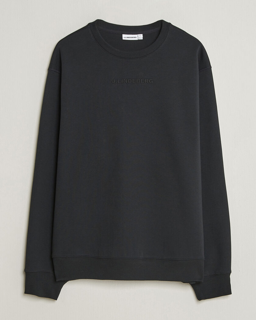 J.Lindeberg Club Crew Neck Black – Svart