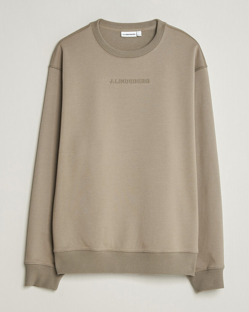 J.Lindeberg Club Crew Neck Brindle – Grön