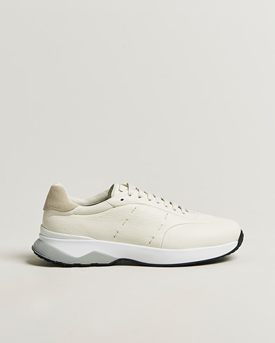 Kiton Deerskin Running Sneakers White – Vit