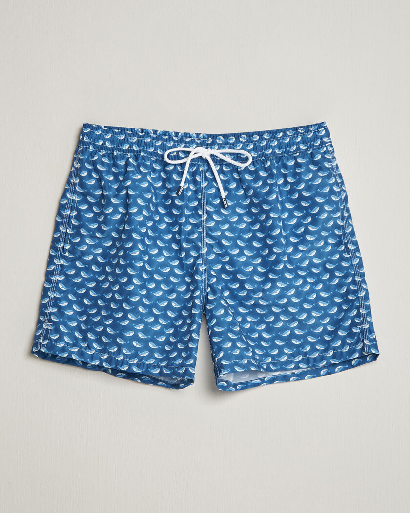 Fedeli Madeira Swim Trunk Blue Whales – Blå