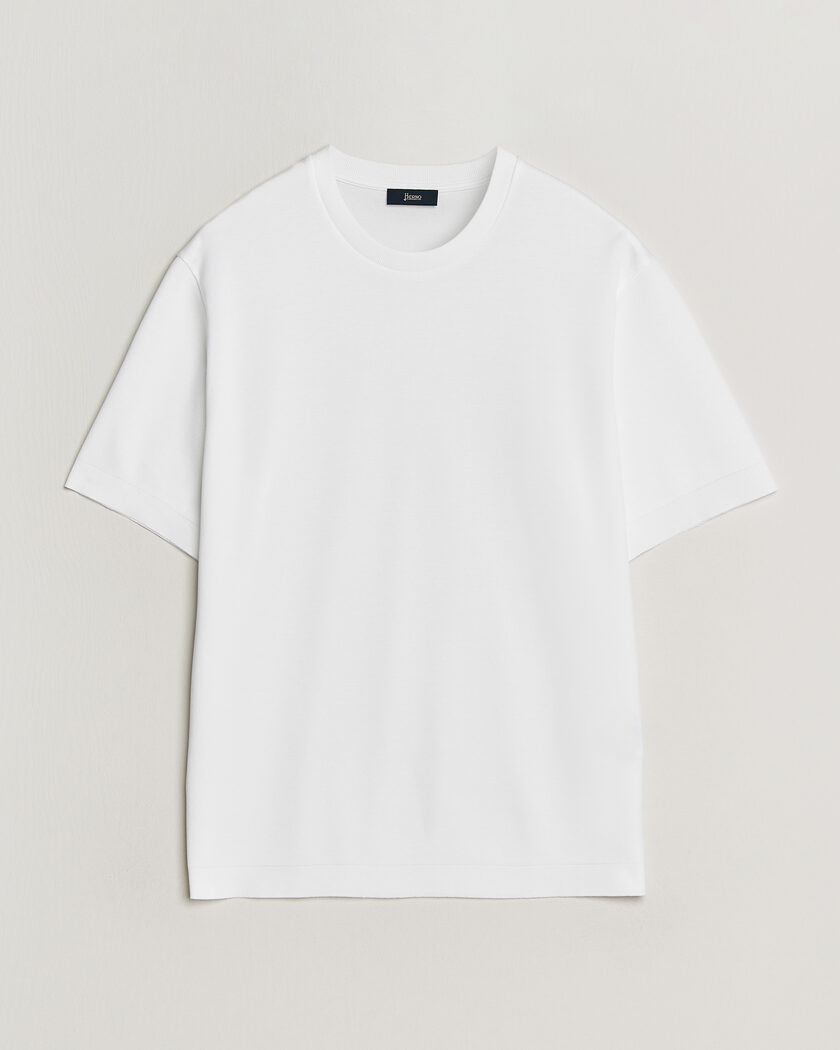 Herno Micro Piquet T-Shirt White – Vit