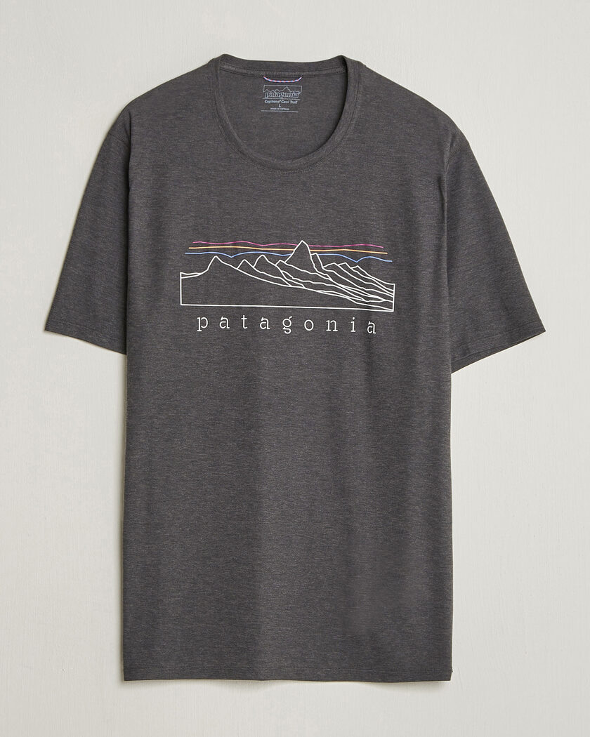 Patagonia Cap Cool Trail T-Shirt Ink Black – Svart