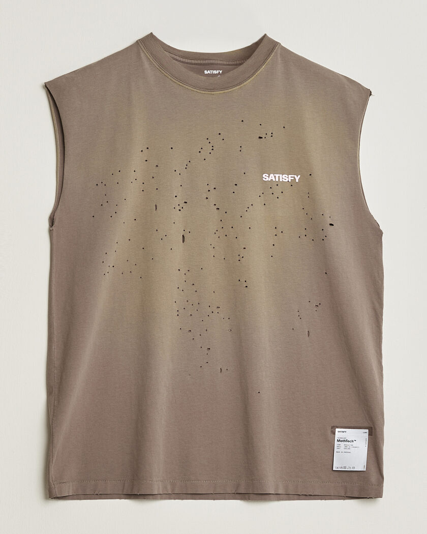 Satisfy MothTech Muscle Tee Sun Bleached Falcon – Brun