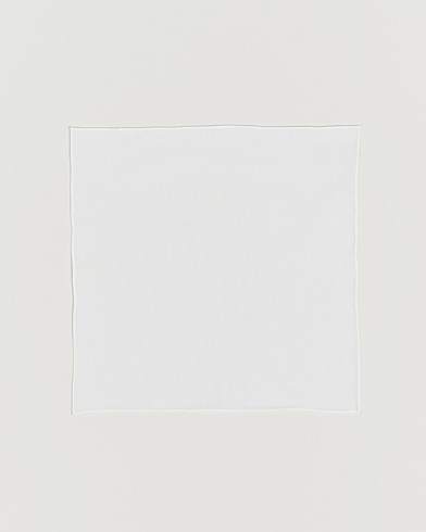 Canali Pocket Square White – Vit