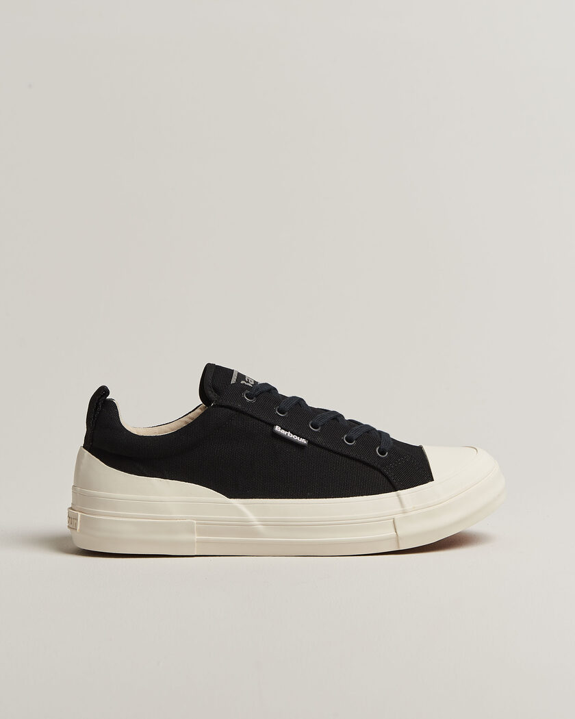 Barbour Lifestyle Stanhope Canvas Sneakers Black – Svart