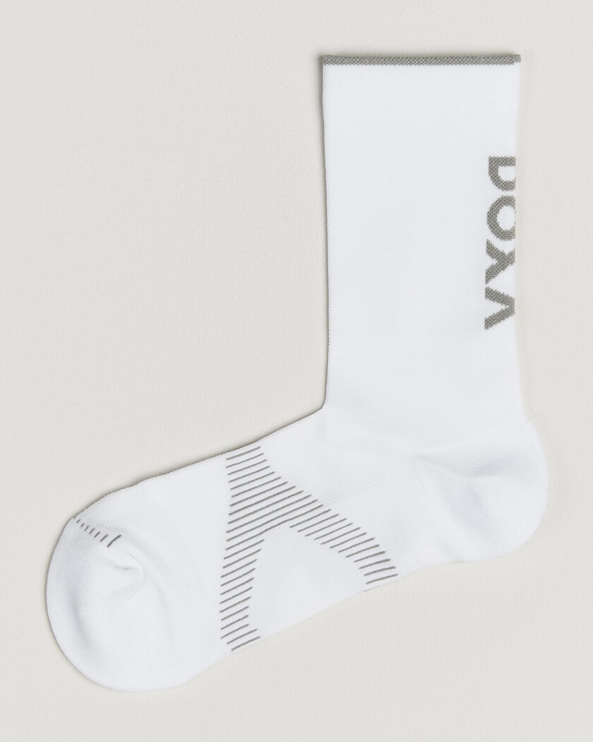 DOXA Crew Run Socks White – Vit