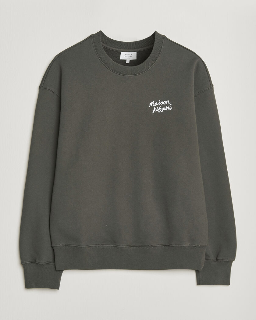 Maison Kitsuné Handwriting Sweatshirt Beluga – Brun