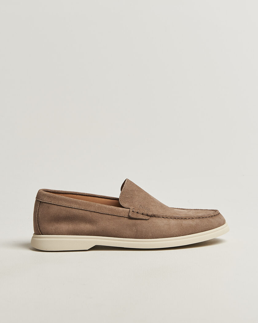 BOSS BLACK Sienne Suede Loafer Medium Beige – Beige