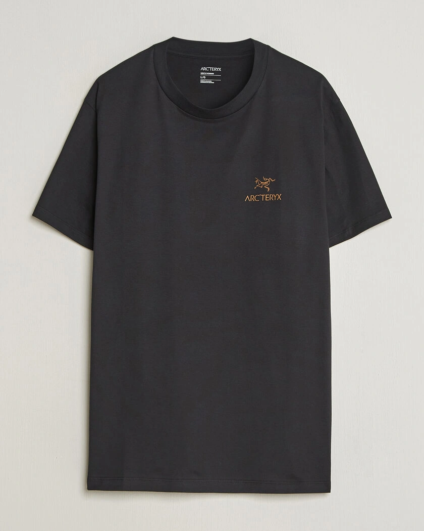 Arc'teryx Kragg Cotton Bird Word T-Shirt Black – Vit