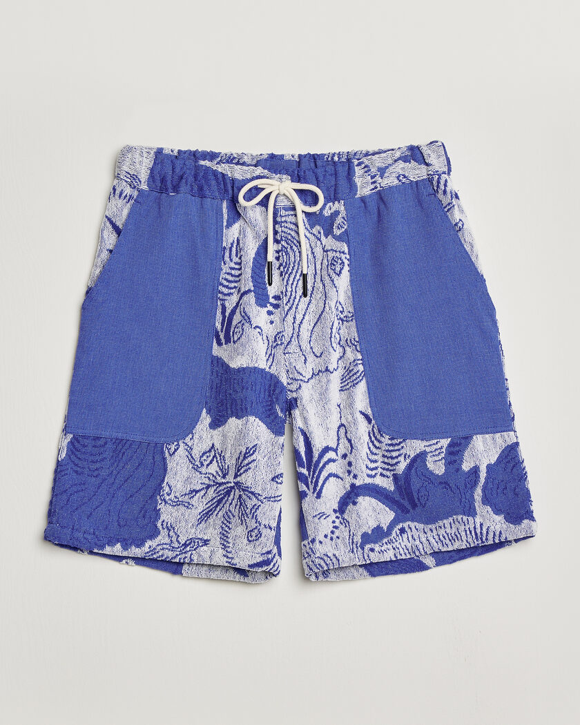 OAS Nicola Cotton Net Shorts Mystea – blå