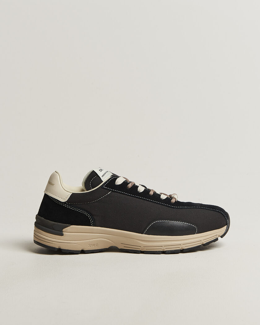 Stepney Workers Club Legion Suede Twill Sneaker Black – Svart