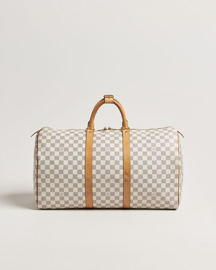 Louis Vuitton Pre-Owned Keepall 50 Damier Azur