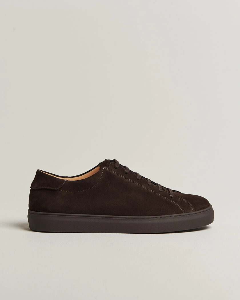 Myrqvist Oaxen Monochrome III Sneakers Dark Brown Suede – Brun