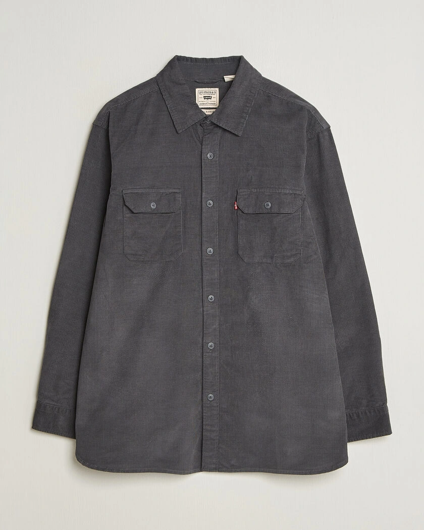 Levi's Jackson Corduroy Worker Shirt Greystroke – Grå