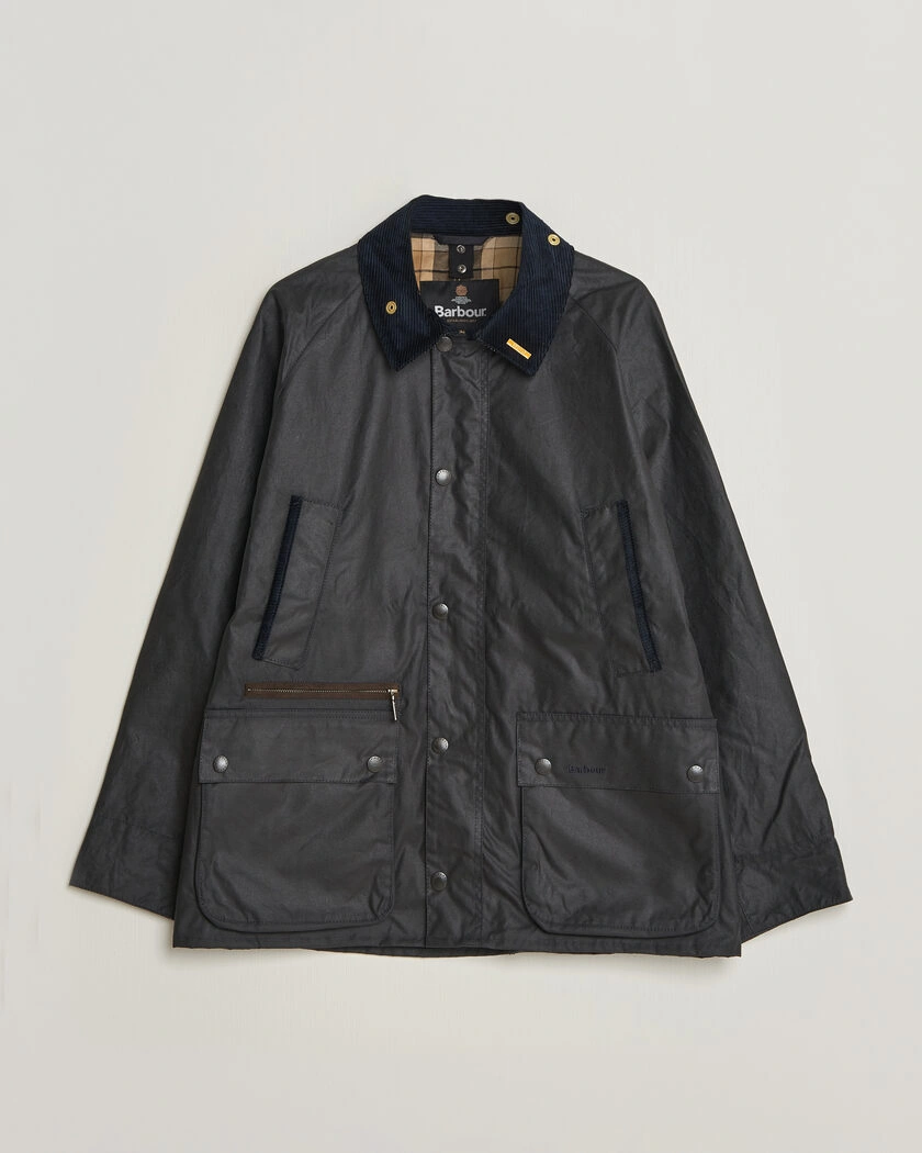 Barbour Lifestyle Icons Bedale Wax Jacket Navy – Blå