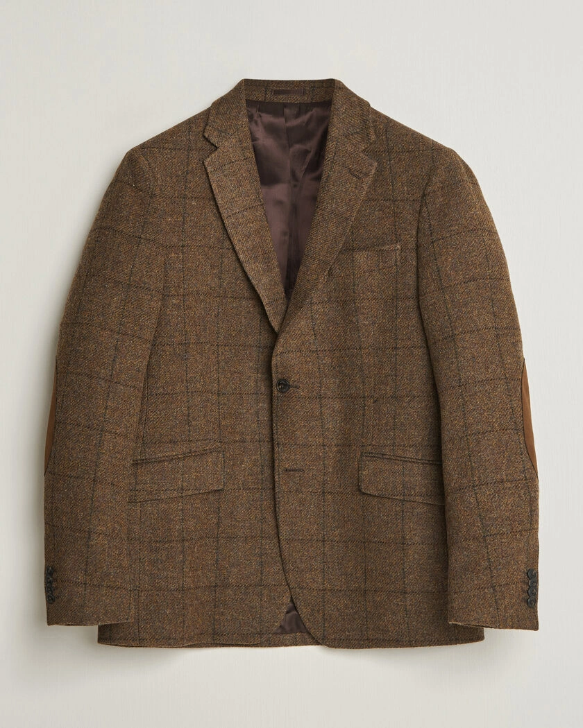 Barbour Lifestyle Gosforth Moons Checked Blazer Brown – Brun