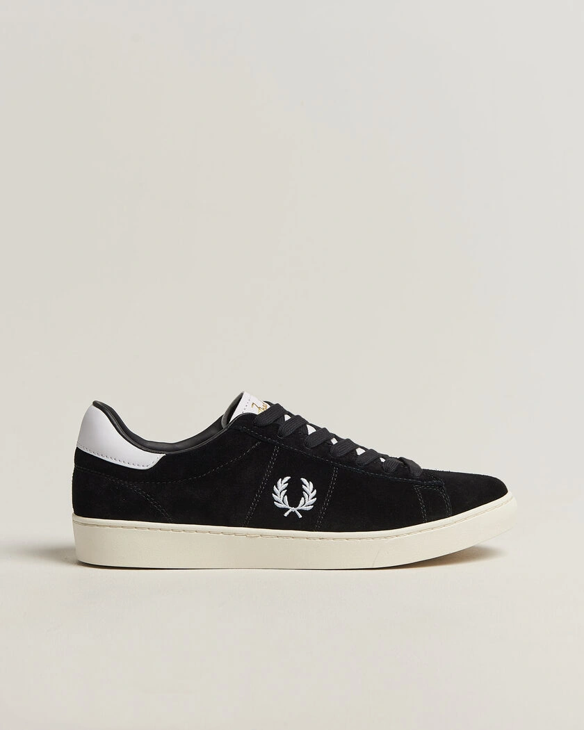 Fred Perry Spencer Suede Sneaker Black – Svart