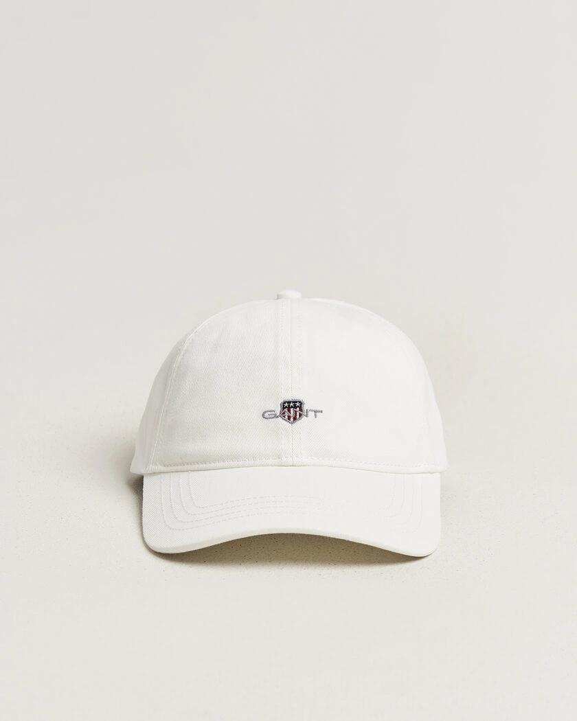 Gant Cotton Twill Cap Eggshell – Vit