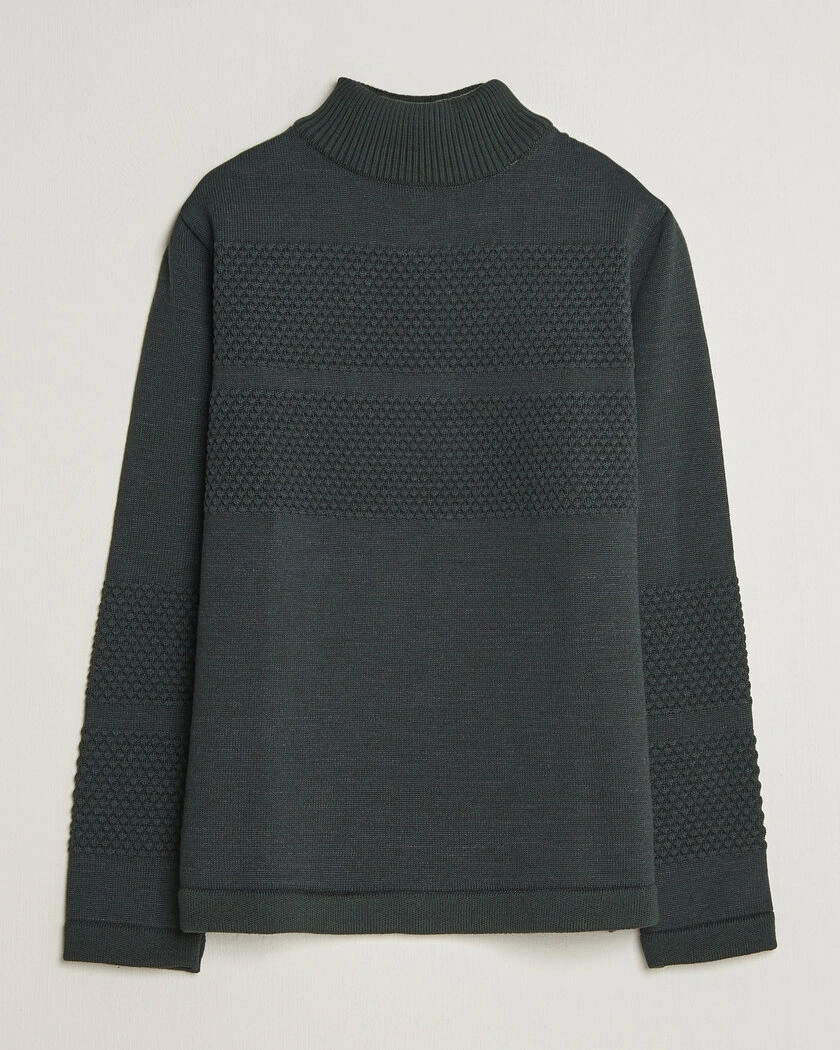 S.N.S. Herning Fisherman High Neck Terrain Green – Grön