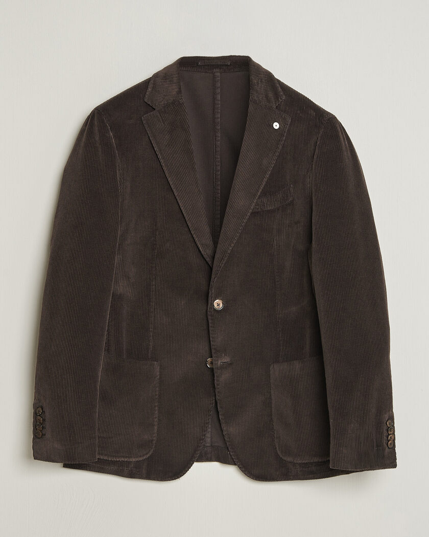 L.B.M. 1911 Jack Corduroy Blazer Brown – Brun
