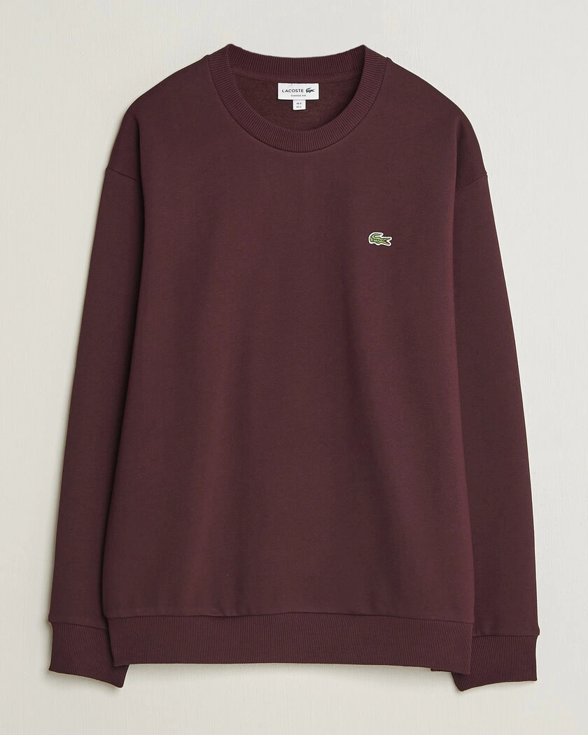 Lacoste Crew Neck Sweatshirt Oxalis – Brun