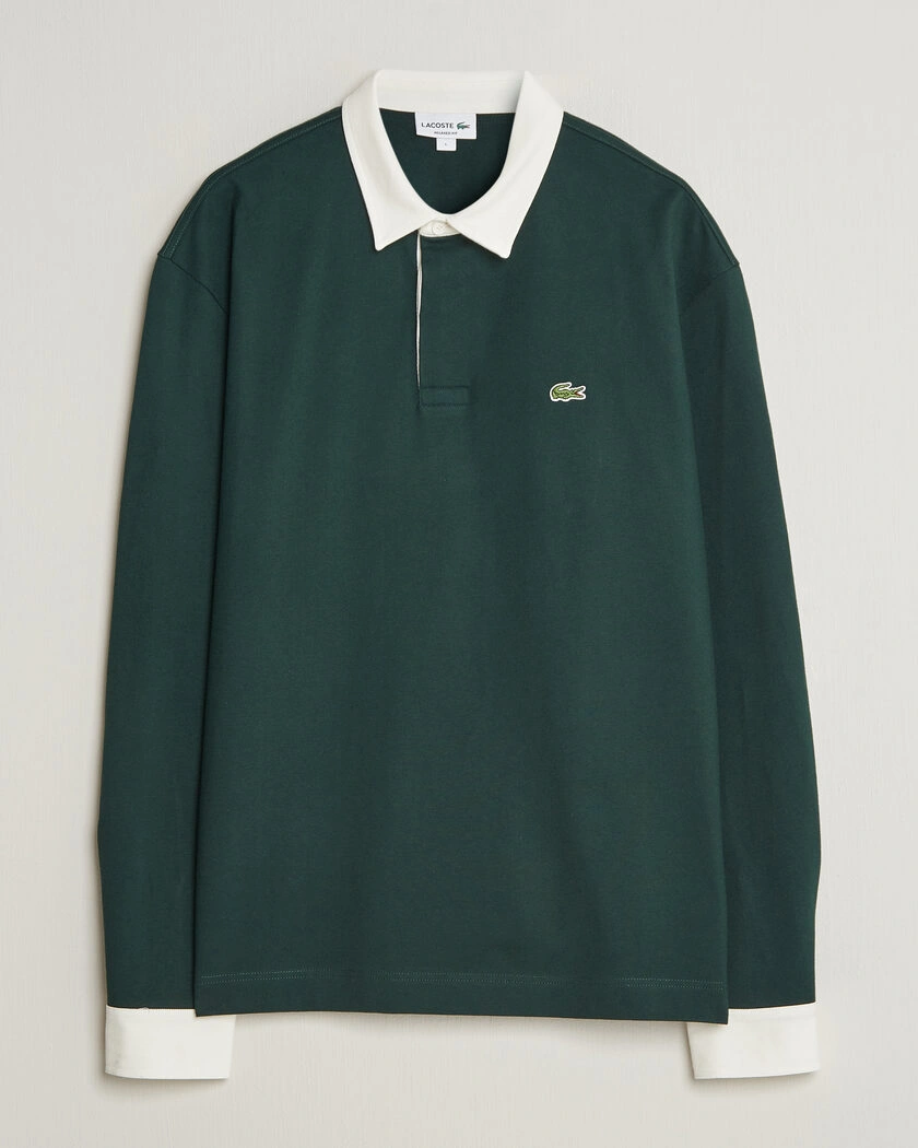 Lacoste Heavy Cotton Rugger Sinople – Grön