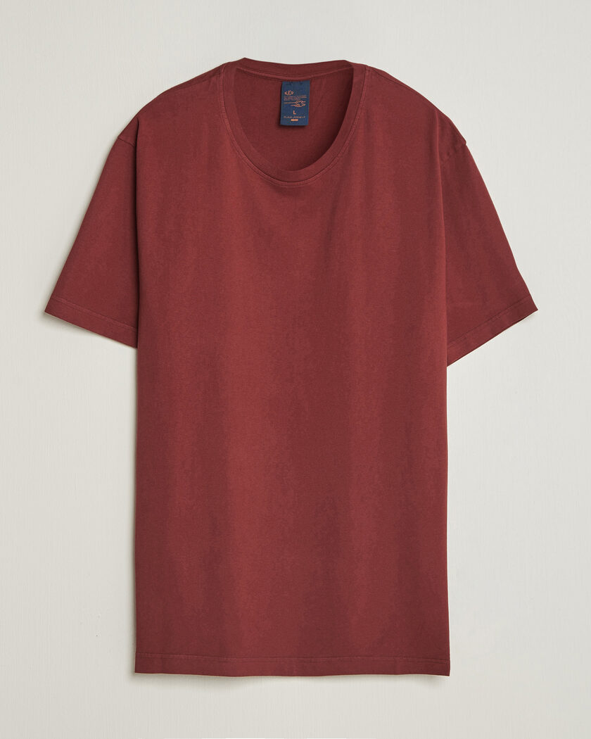 Nudie Jeans Uno Everyday Crew Neck T-Shirt Burgundy – Röd