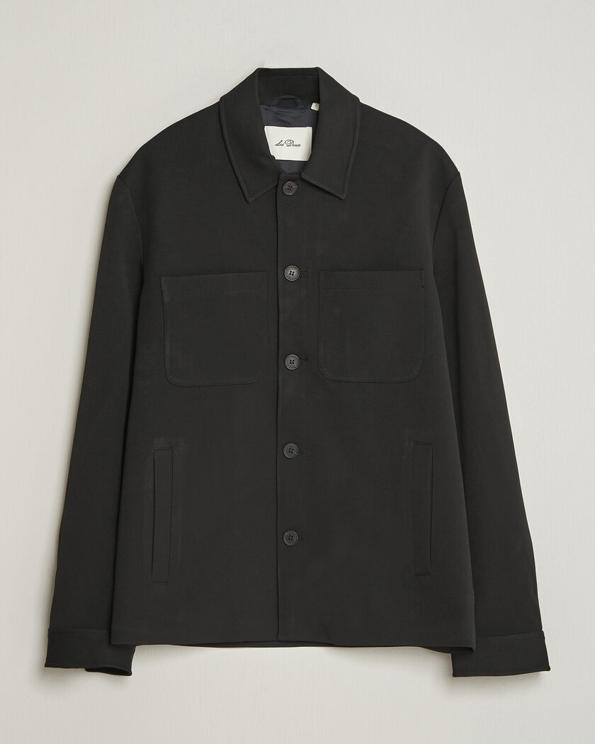 LES DEUX Marsielle Hybrid Jacket Black – Svart