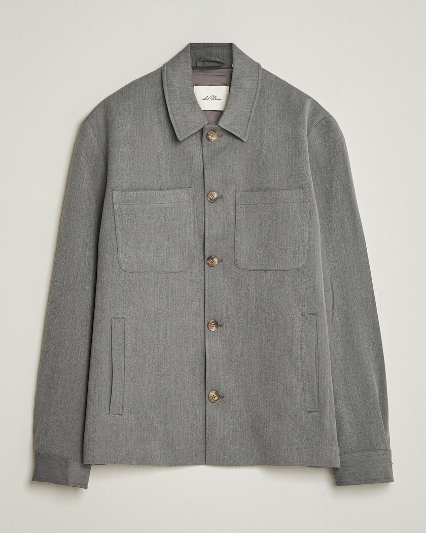 LES DEUX Marsielle Hybrid Jacket Grey Melange – Grå