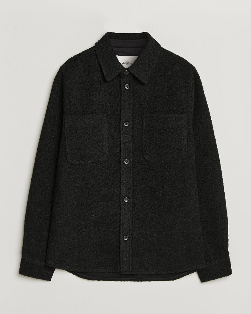 LES DEUX Boucle Overshirt Black – Svart