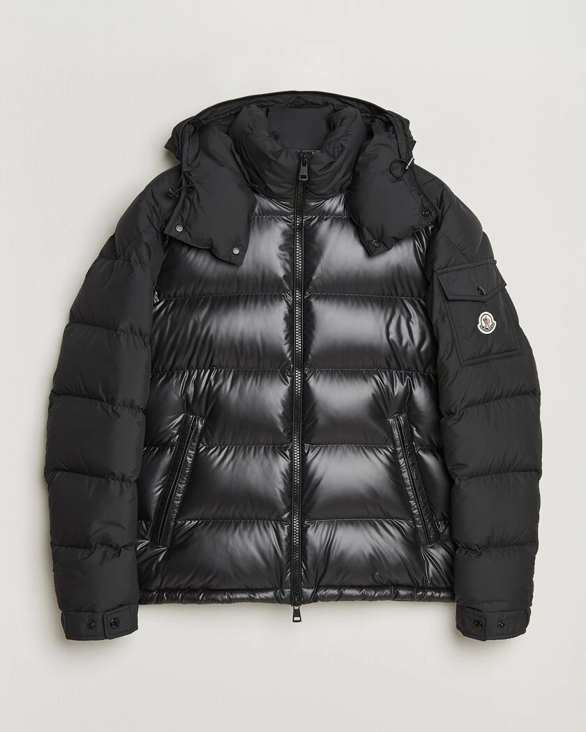 Moncler Maya Bi-Material Jacket Black – Svart