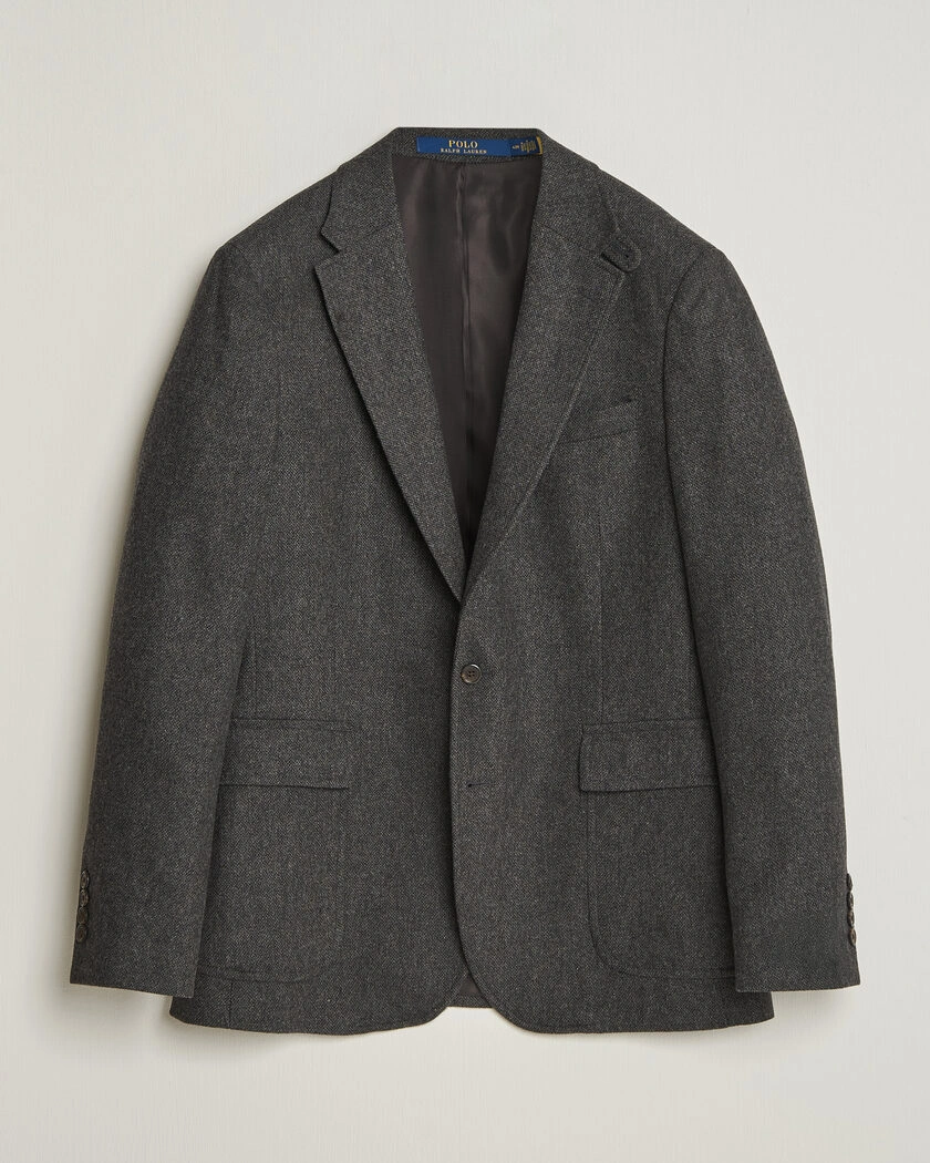 Polo Ralph Lauren Tonal Broken Twill Sportcoat Charcoal – Grå